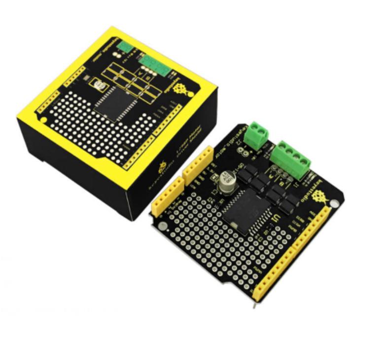 [KS0007] Keyestudio Shield L298P 2A high current dual DC motor driver module