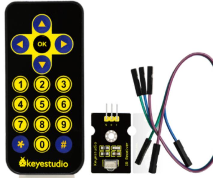 [KS0088] Keyestudio Infrared IR Wireless Remote Control Module Kits For Arduino