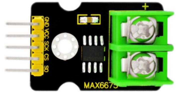 [KS0169] Keyestudio MAX6675 K-Thermocouple-to- Digital Converter module