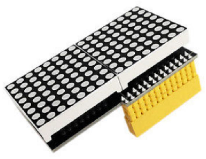 [KS0217] Raspberry Pi 16*8 LED Matrix Shield
