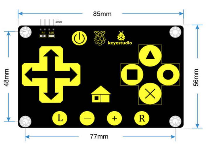 [KS0260] Keyestudio TTP229L 16 touch sensor black environment protection