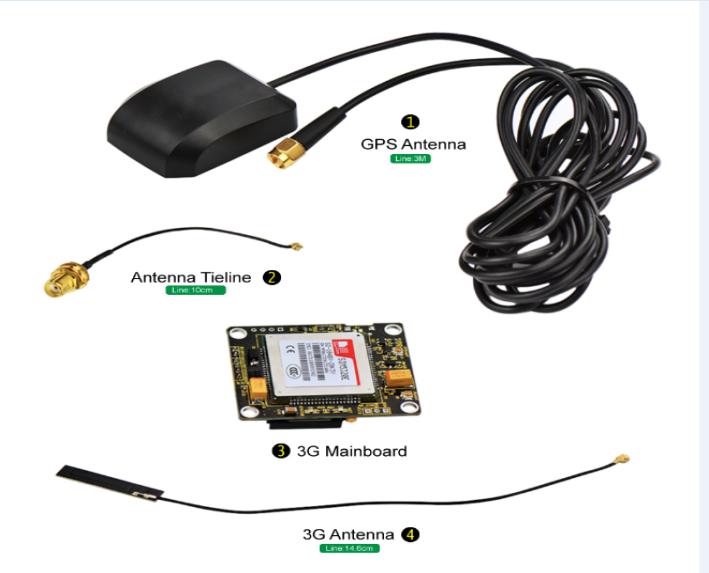 [KS0287] 下架 keyestudio SIM5320E 3G Module GSM GPRS GPS Modules for Arduino