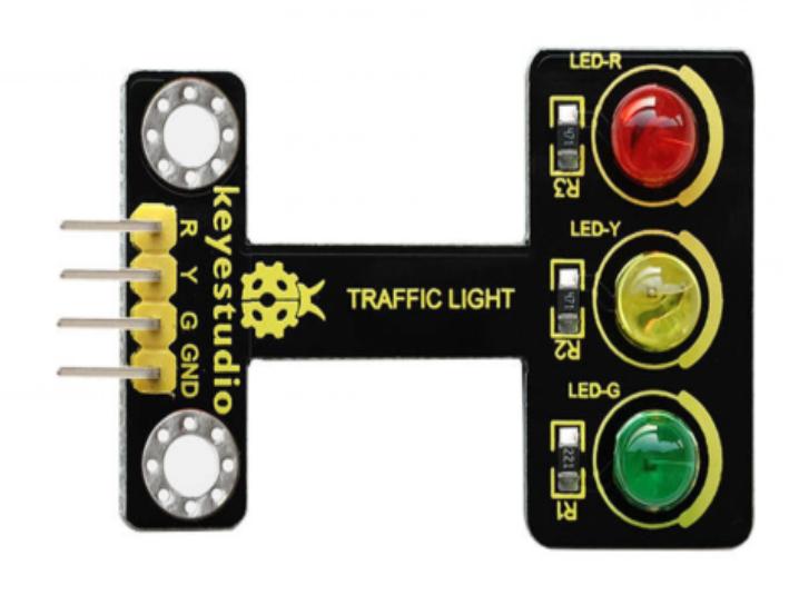 [KS0310] Keyestudio Traffic Light Module (Black and Eco-friendly) For arduino