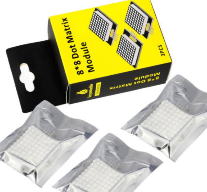 [KS0336] Keyestudio 8x8 Dot Matrix Module 3PCS