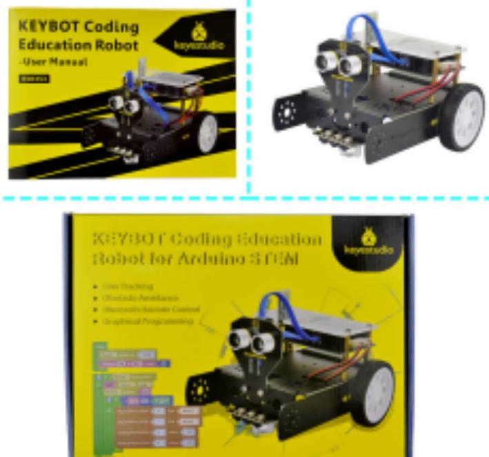 [KS0353] keyestudio KEYBOT Coding Education Robot smart car