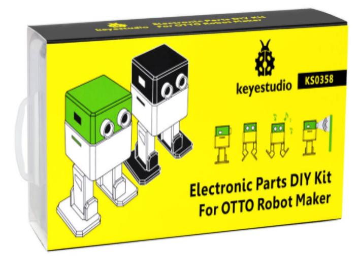 [KS0358] keyestudio Electronic Parts DIY Kit For OTTO Robot Maker