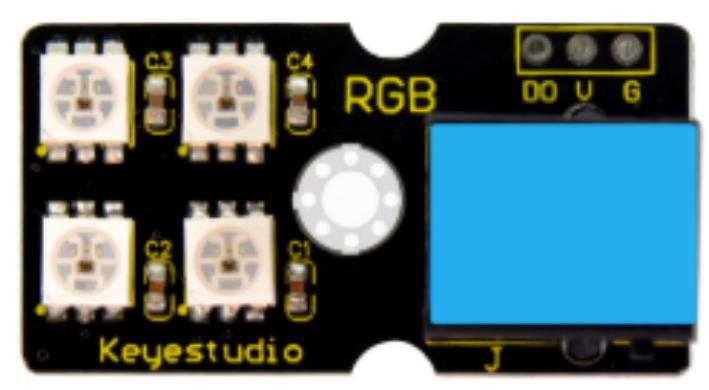 [KS0370] Keyestudio EASY plug 2812 2x2 RGB module