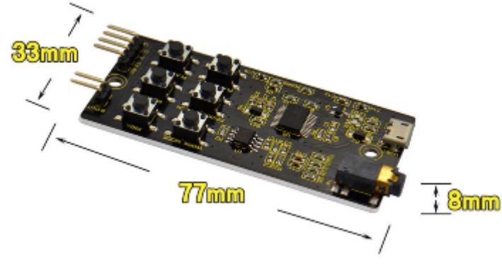 [KS0387] Keyestudio YX5200- 24SS MP3 Module for Arduino