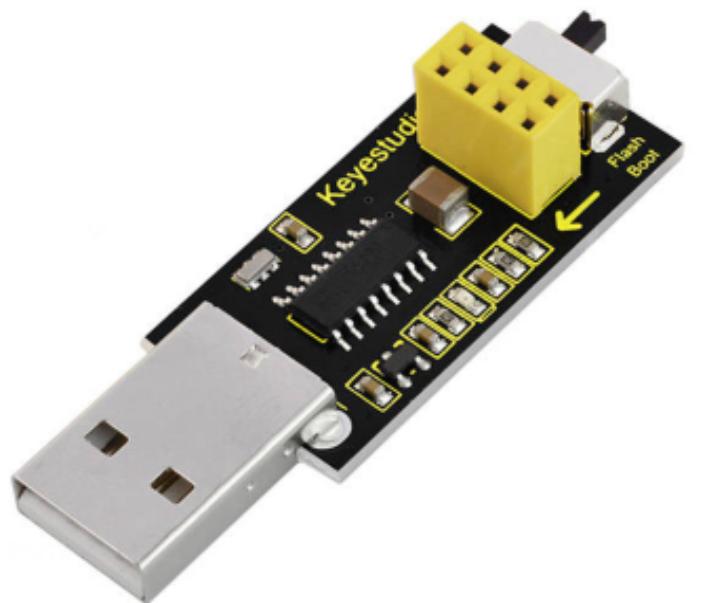 [KS0388] Keyestudio USB to ESP-01S Wifi Module Serial Port Shield