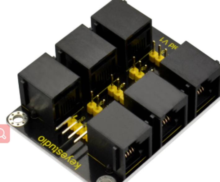 [KS0390] Keyestudio EASY plug IIC interface conversion expansion board