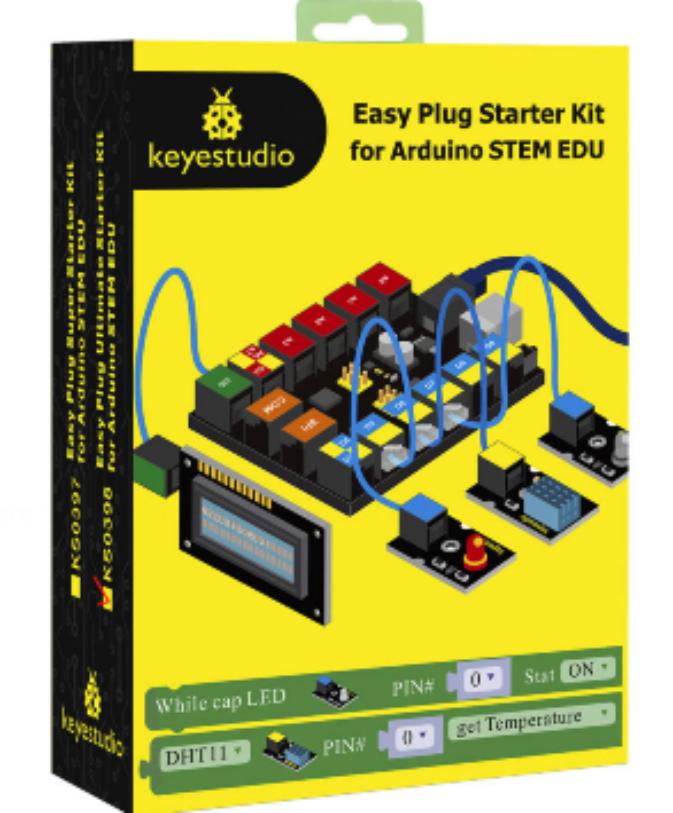 [KS0398] Keyestudio EASY PLUG Ultimate Starter Kit For Arduino STEM EDU