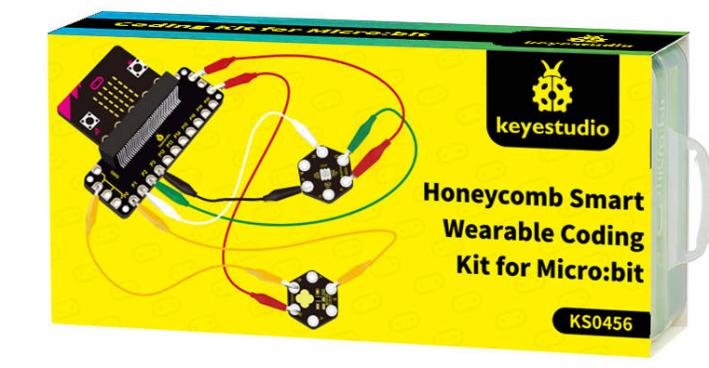 [KS0456] Keyestudio Honeycomb Smart Wearable Coding Kit for Micro:bit With 8 projects
