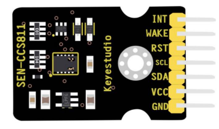 [KS0457] keyestudio CCS811 Carbon Dioxide/ Temperature Air Quality Sensor