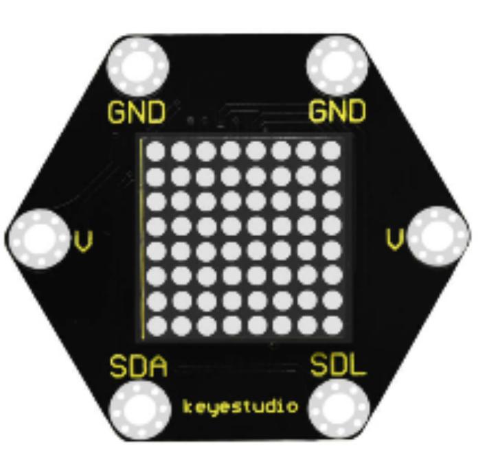 [KS0478] keyestudio micro bit honeycomb Dot Matrix module