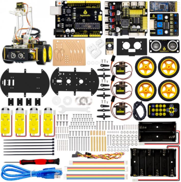 [KS0523] 4WD Mechanical Robot Arm Smart Car