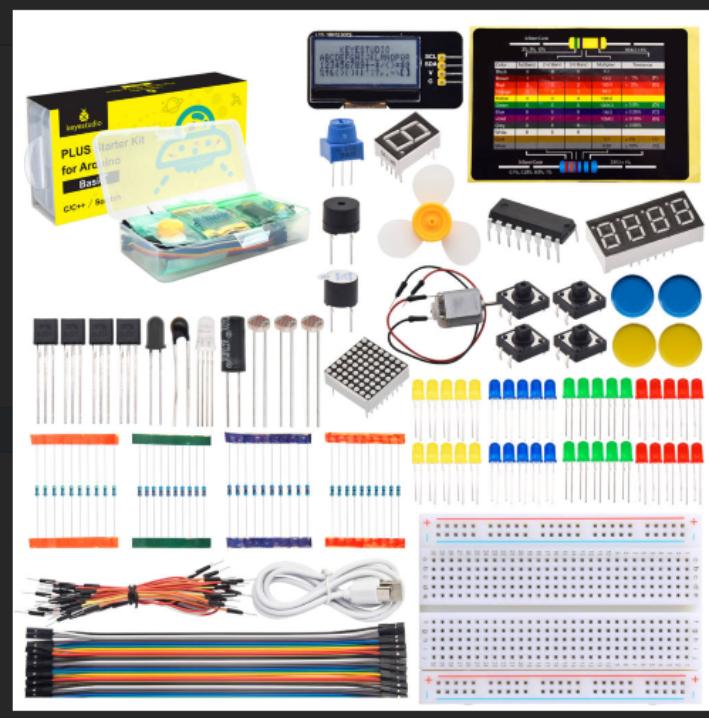 [KS0541] Keyestudio Basic Starter Kit for Arduino （without board)