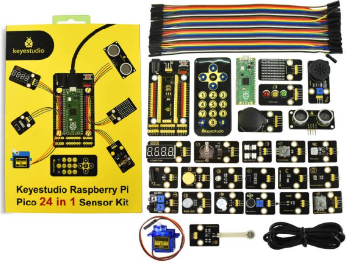 [KS3021] Keyestudio Raspberry Pi Pico 24 in 1 Sensor Kit