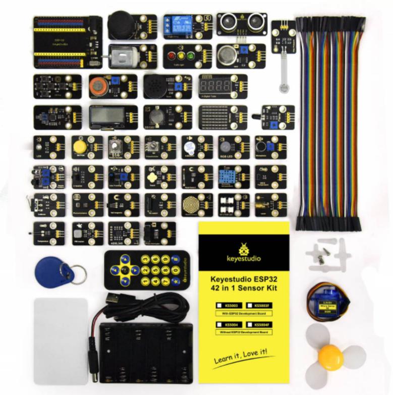 [KS5004] Keyestudio ESP32 42 in 1 Sensor Kit(without board)