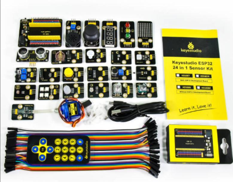 [KS5008] Keyestudio ESP32 24 in sensor kit without board