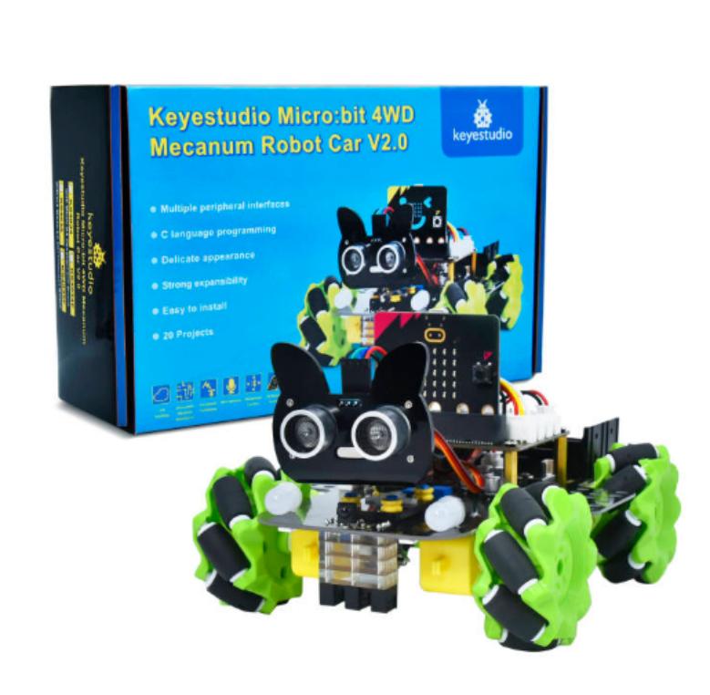 [KS4034] Keyestudio micro bit 4WD Mecanum with board