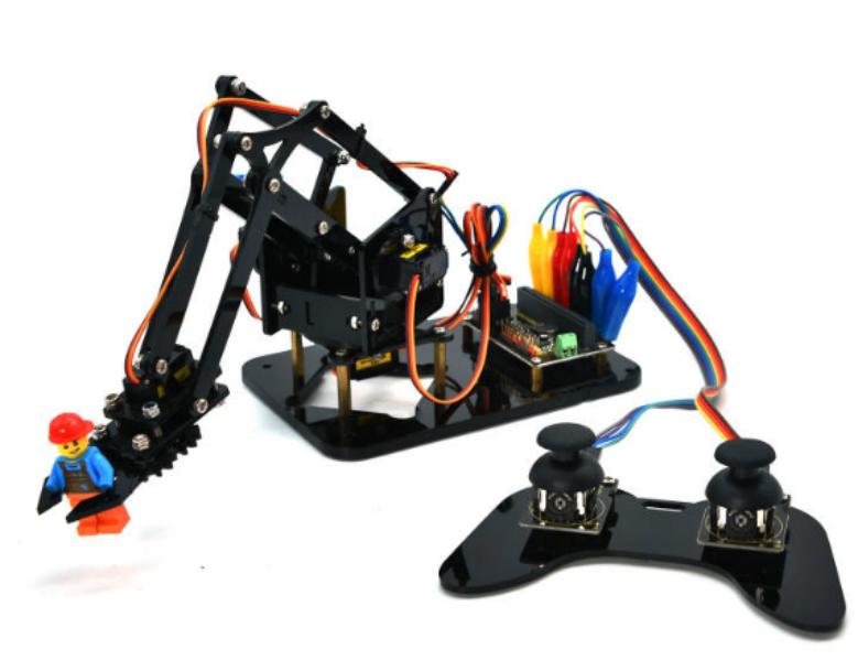 [KS4039] keyestudio Robot Arm Micro bit Kearning Kit （without Micro bit Board)