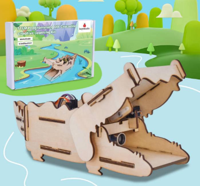[KS0802] STEMProgrammmmin g DIY Crocodile Creative Learning Kit