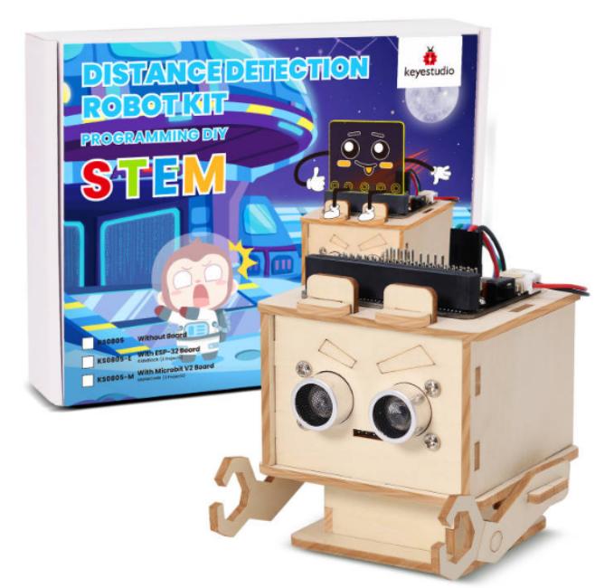 [KS0805] Distance Detection Robot kit(with micro bit board) (M)