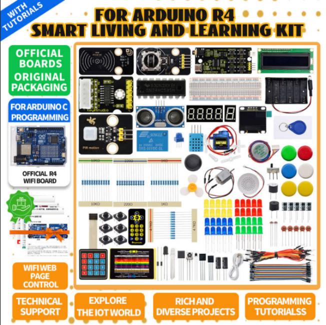 [KS0590] keyestudio arduino R4 智能生活学习套件 （WIFI，不带电池）