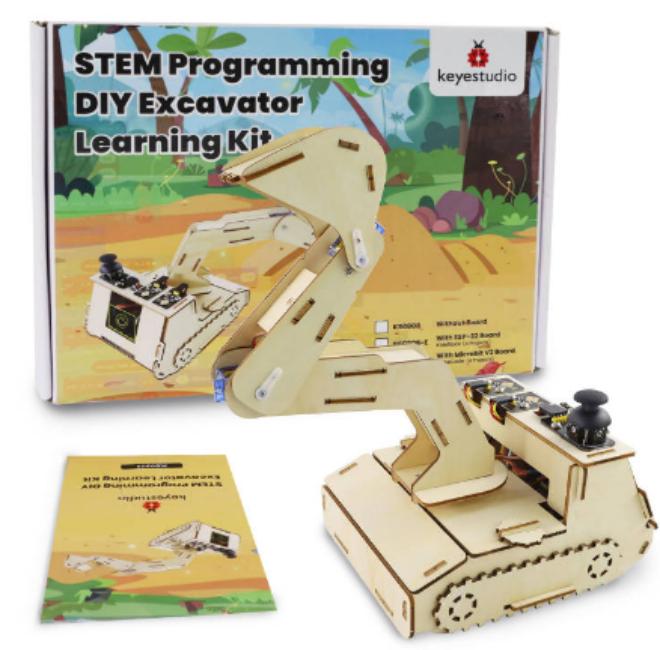 [KS0808] STEM Programming DlY Excavator Learning kit